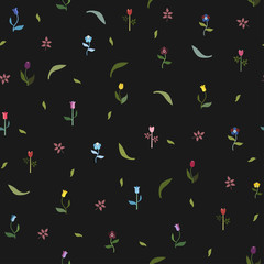 Seamless Floral Pattern. Contemporary Design.