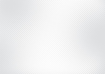 Light grey and white pop art background in retro comic style with halftone dots design, vector illustration eps10