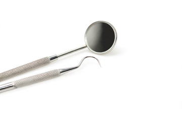 Dental Instruments On White