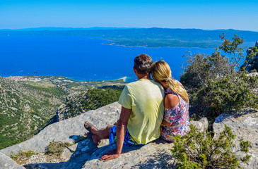 View of Zlatni Rat beach.