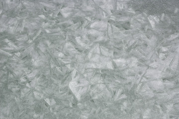 frozen ice background close-up