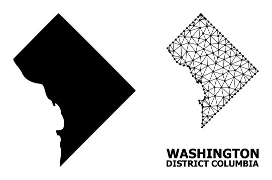 Solid and Network Map of District Columbia