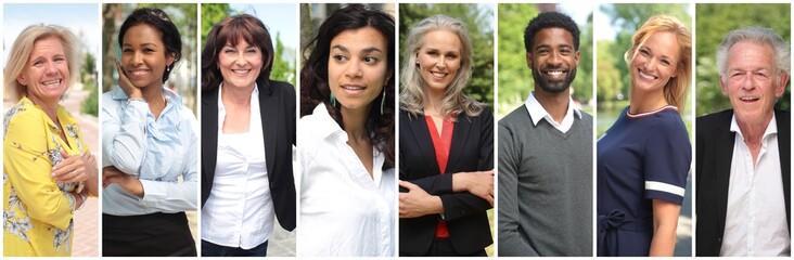 Group of people outside in a park