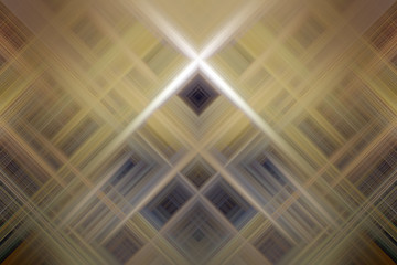 Symmetrical light rays crossing each other under 45 degree angle. Background for website, phone application, creative projects.
