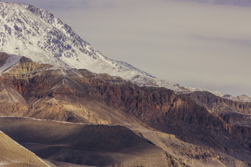 Upper Mustang mountain landscape, Nepal