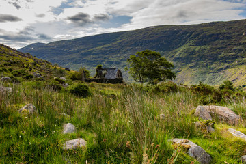 Abandon house in The Black Valley, Co.Kerry, Ireland reminds of times past