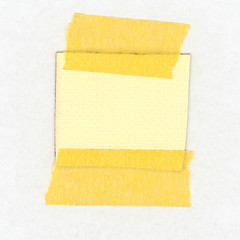 white tensile fabric sample isolated over white