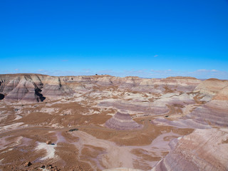 Painted Desert in the Petrified Forest National Forest