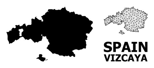 Solid and Network Map of Vizcaya Province