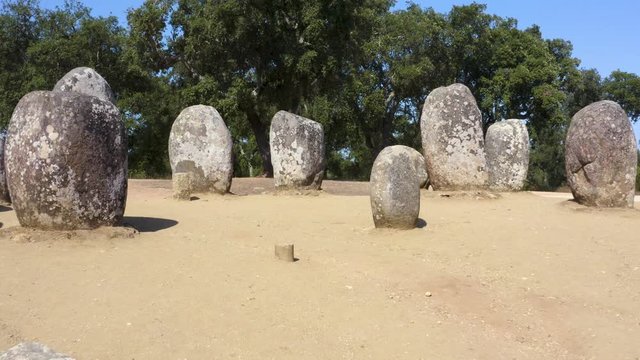 Megalithic Stones In Evora District