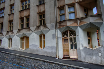 Fototapeta na wymiar Cubistic house