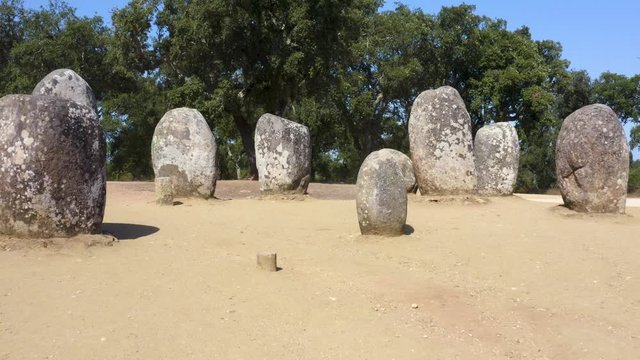 Megalithic Stones In Evora District