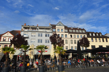 Naklejka premium Mannheim Marktplatz