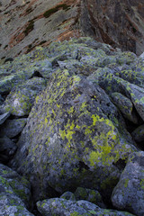 Retezat National Park mountain range. Romanian carpathian mountains