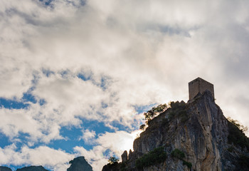 La Iruela castle located in Sierra de Cazorla, Jaen, Andalusia, Spain.