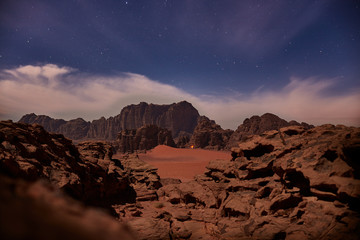 Wadi rum desert from Jordan