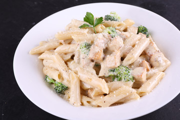 pasta with shrimps