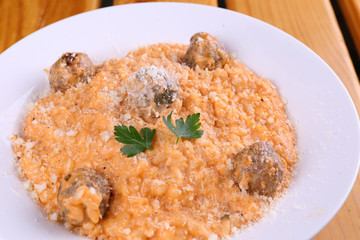 rice with shrimp