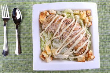 grilled salmon steak