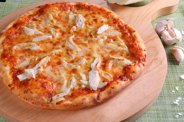 pizza on a plate