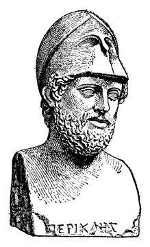 Pericles, vintage illustration