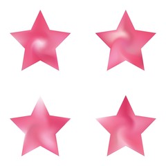 Kit of pentagram abstract backgrounds.