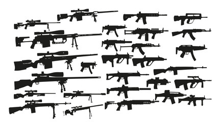 weapons and guns
