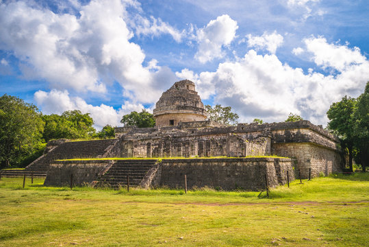 El Caracol observatory temple, chichen itza, mexico