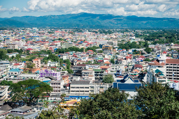 Obraz premium the bustling city of Bangkok in the summer
