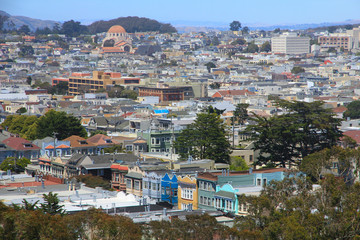 Bird’s Eye View of Richmond District in San Francisco, California