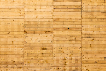 Old wood panel texture of wall room, Natural material design for interior and exterior, Brown wooden texture and background.