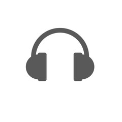 headphone icon vector isolated on white background. earphone symbol for your design, logo, application, UI.