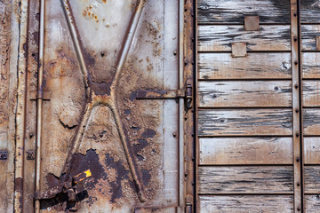  Door into freight carriage