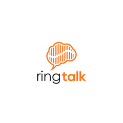 ring talk logo design inspiration - vector