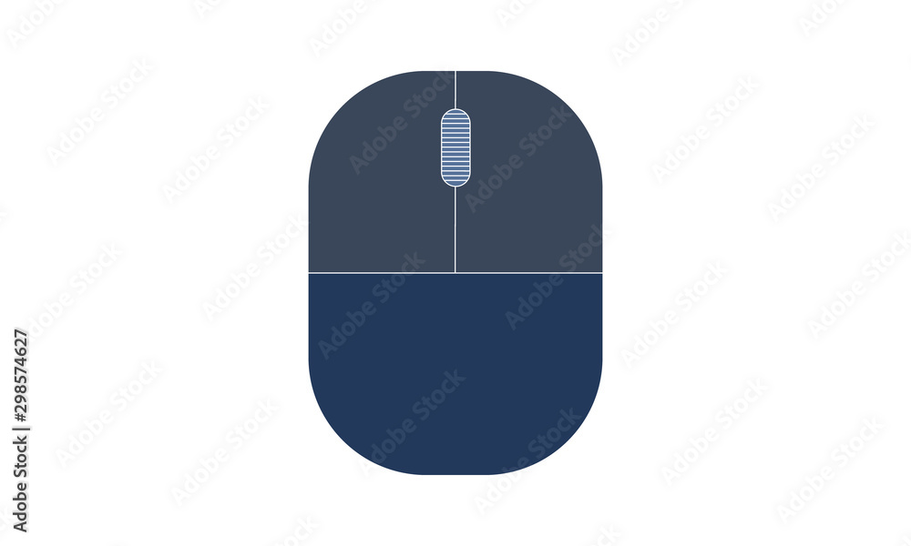 Poster wireless mouse icon for computer input devices
