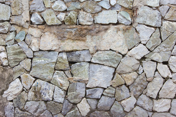 stone wall construction background