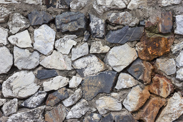stone wall construction background