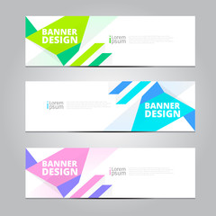 Naklejka premium Vector abstract design background texture banner template. 