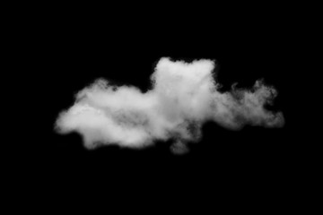 Cloud isolated on black background,Textured Smoke,Abstract black