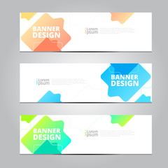 Vector abstract design background texture  banner template. 
