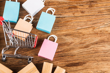 shopping online at home concept.online shopping is a form of electronic commerce that allows...