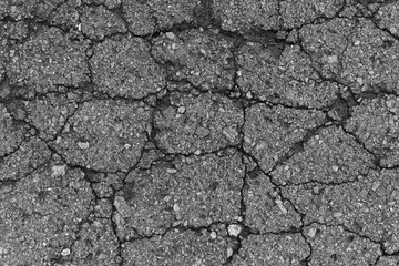 old broken cracked asphalt texture background