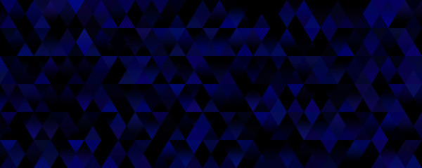 Obraz premium Abstract dark blue triangle background