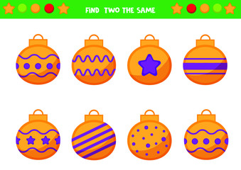 Find two the same christmas trees. 