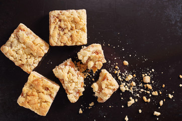Pastries with jam