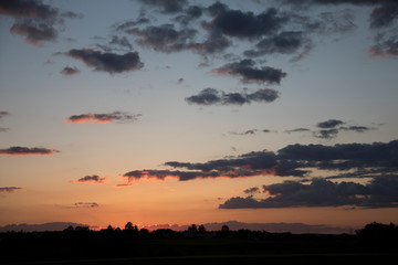 Obraz premium Sonnenuntergangsstimmung