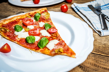 Traditional italian pizza
