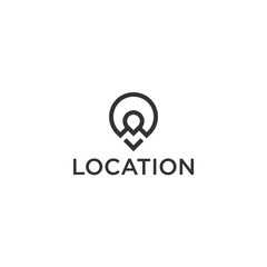 Minimalist design for a place search location
