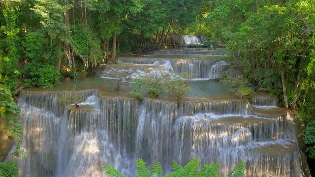 Huai Mae Khamin Waterfall, Kanchanaburi, Thailand