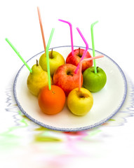 fruits on a plate